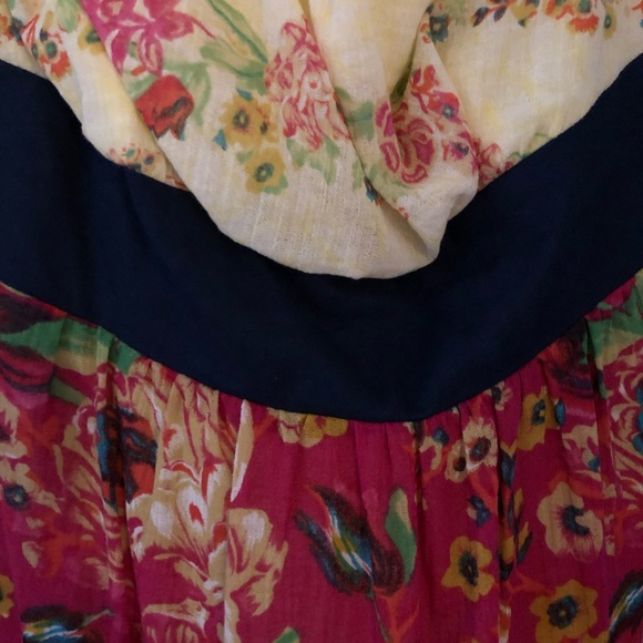 Anthropologie Maeve Strapless Floral Dress, size 4 - Picture 3 of 4